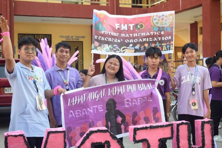Future Mathematics Teachers Organization (FMTO) joined the celebration of Women’s Month 2025 with the theme “Babae sa Lahat ng Sektor, Aangat ang Bukas sa Bagong Pilipinas.”